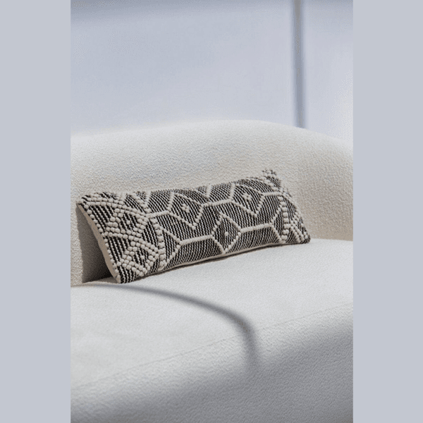Dotted Long Cushion With Filler